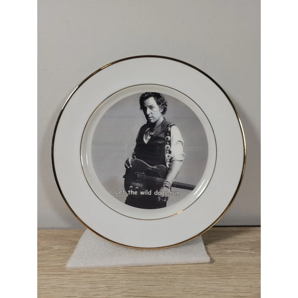 Bruce Springsteen Let the Wild Dogs Run Collector Plate